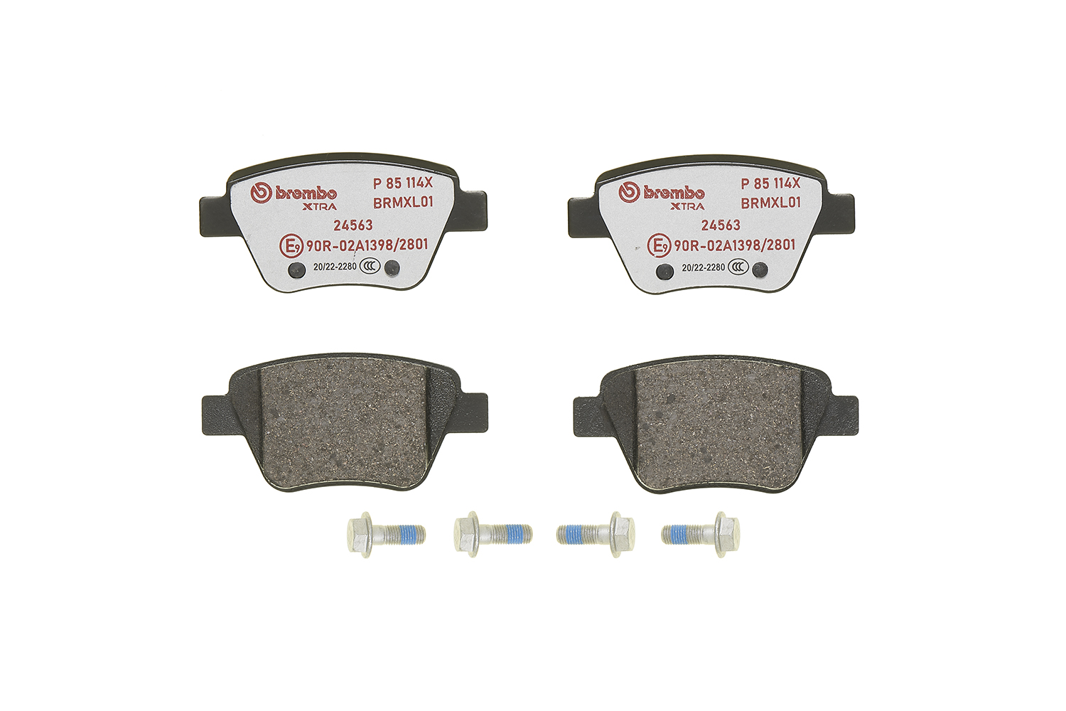 Kit pastiglie freno, Freno a disco - P 85 114X BREMBO