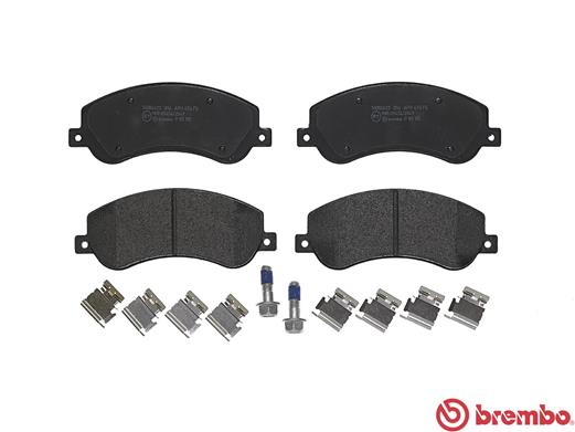 Kit pastiglie freno, Freno a disco - P 85 115 BREMBO