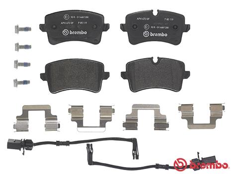 Brake Pad Set, disc brake - P 85 119 BREMBO