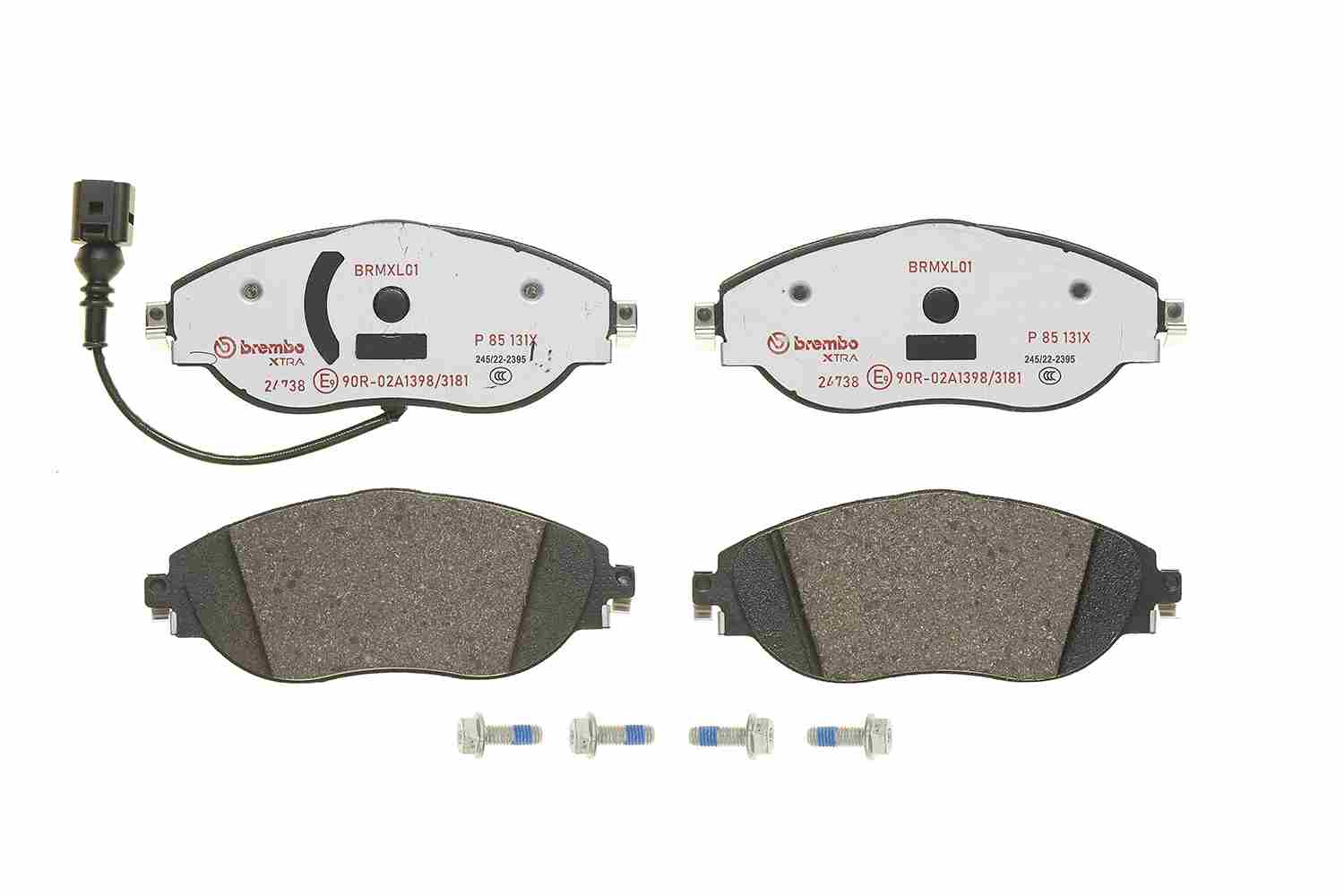 Brake Pad Set, disc brake - P 85 131X BREMBO