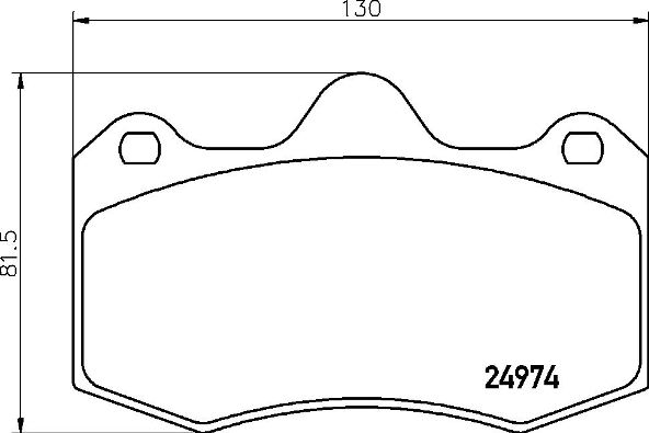 Kit pastiglie freno, Freno a disco - P 85 134 BREMBO