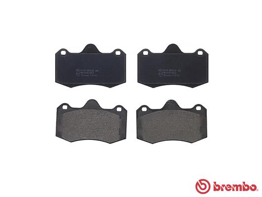 Brake Pad Set, disc brake - P 85 134 BREMBO