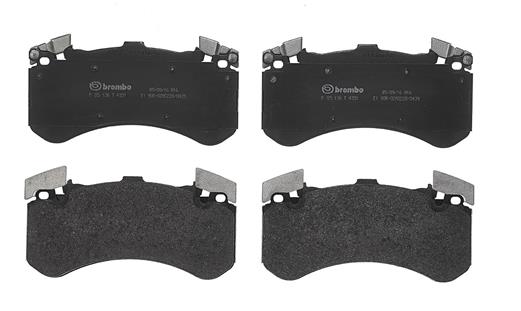 Brake Pad Set, disc brake - P 85 136 BREMBO