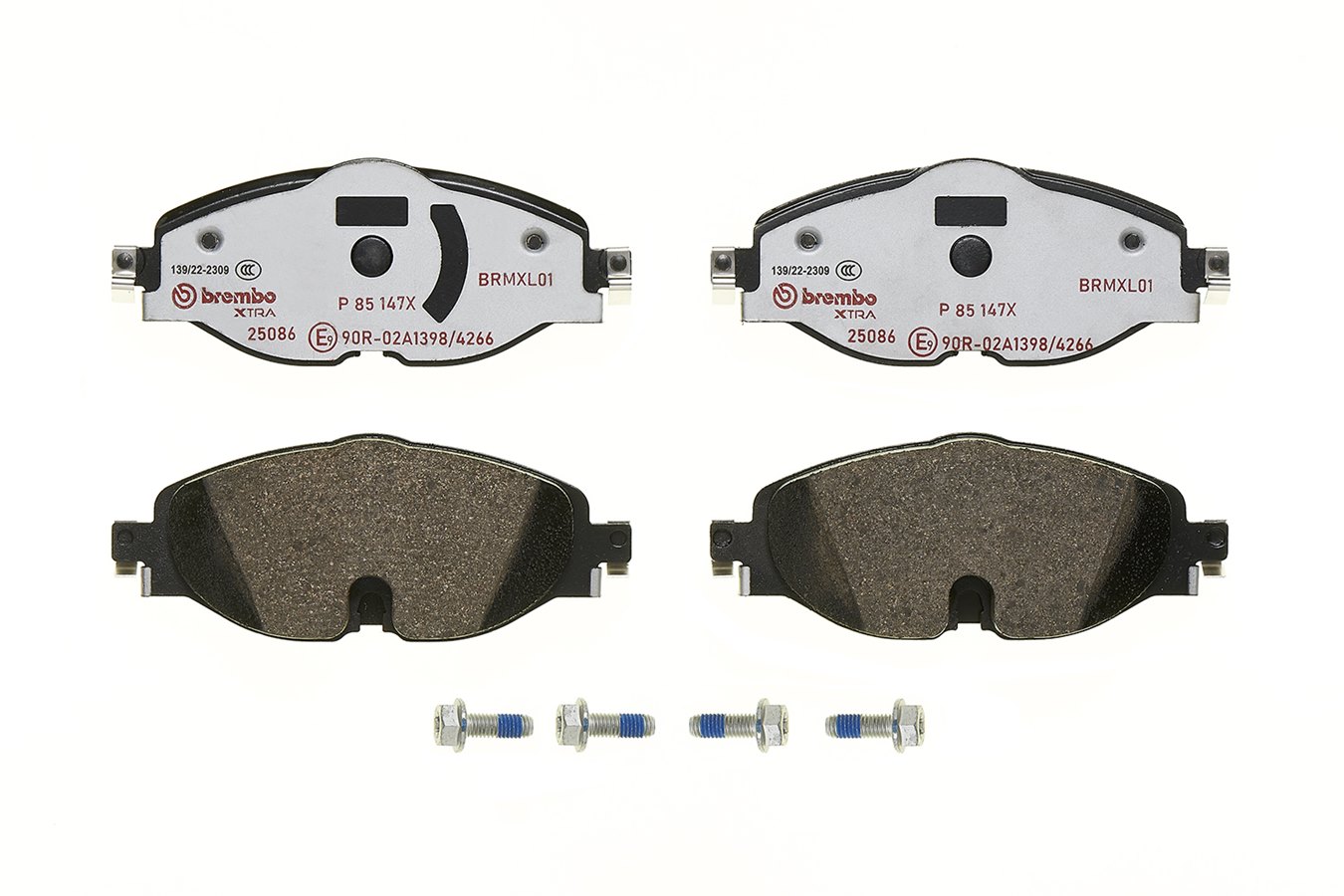 Brake Pad Set, disc brake - P 85 147X BREMBO