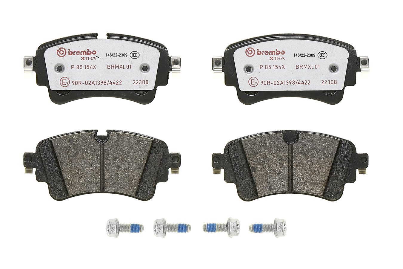 Brake Pad Set, disc brake - P 85 154X BREMBO