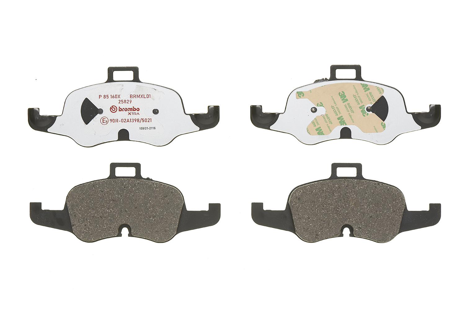Kit pastiglie freno, Freno a disco - P 85 160X BREMBO