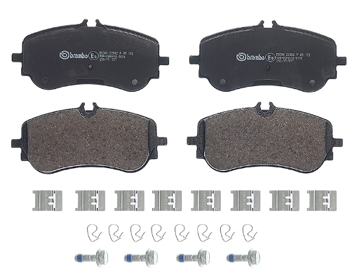 Brake Pad Set, disc brake - P 85 172 BREMBO