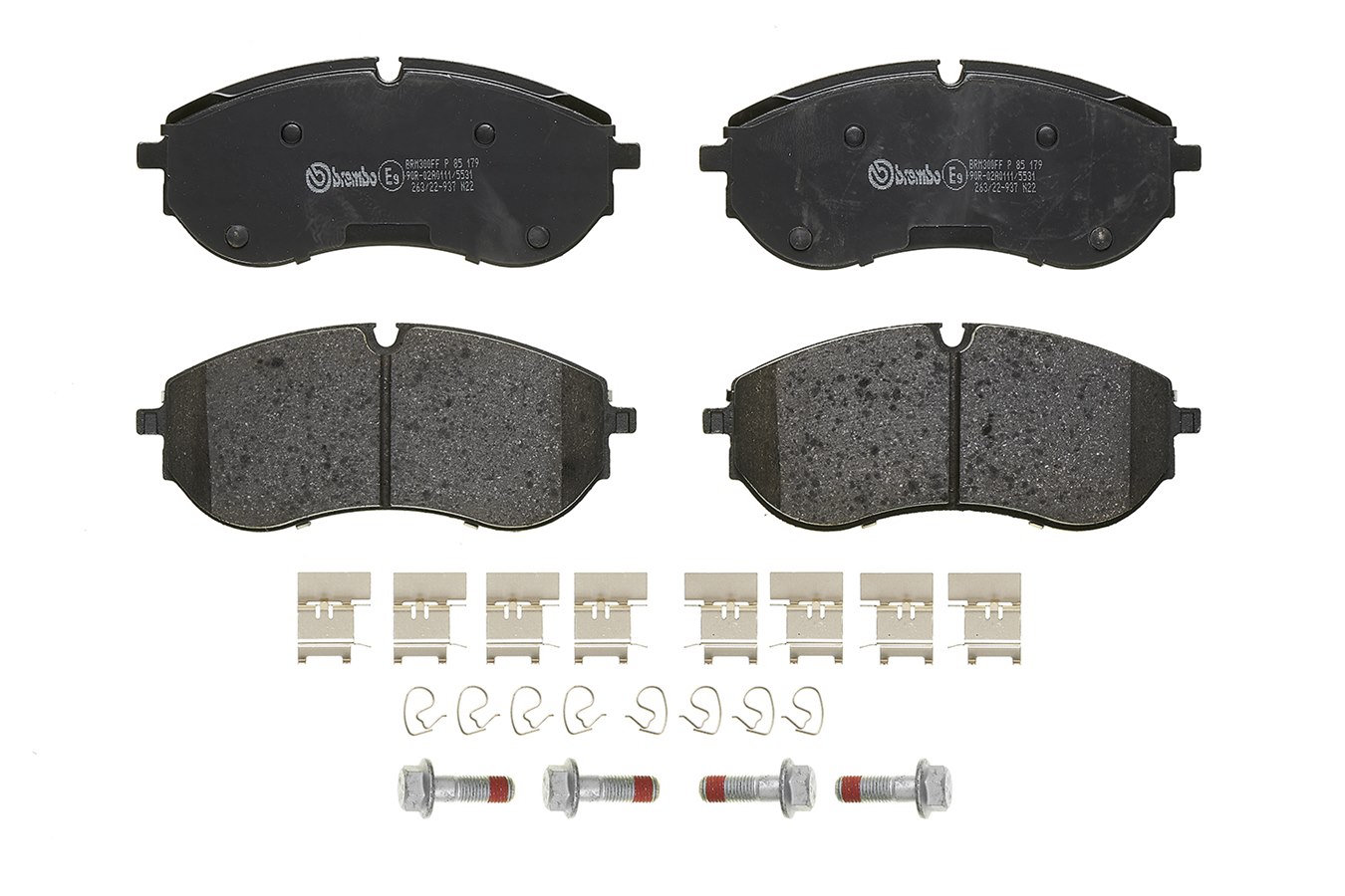 Brake Pad Set, disc brake - P 85 179 BREMBO