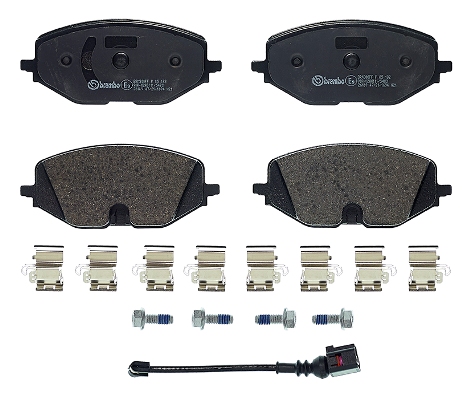 Brake Pad Set, disc brake - P 85 182 BREMBO