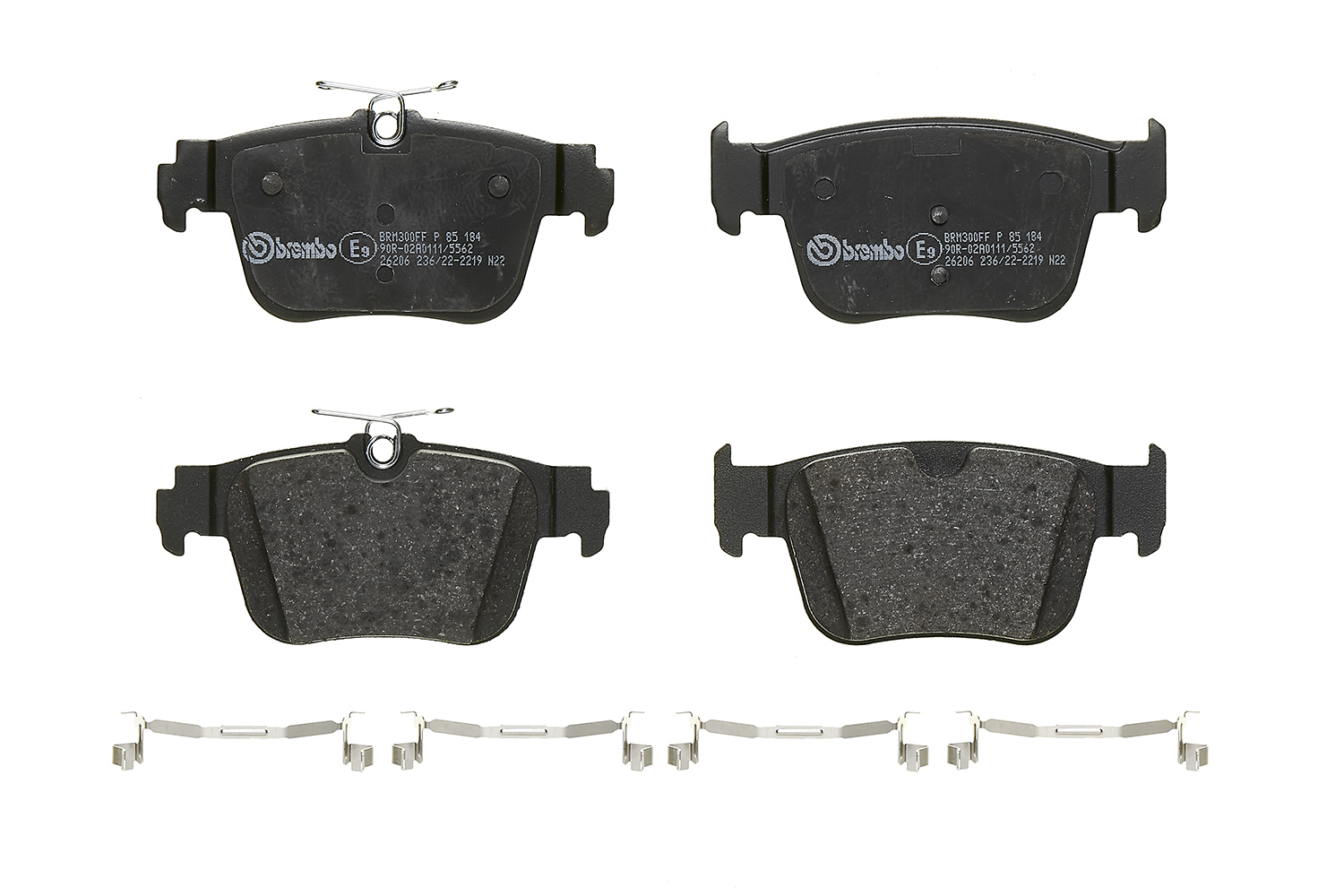 Brake Pad Set, disc brake - P 85 184 BREMBO
