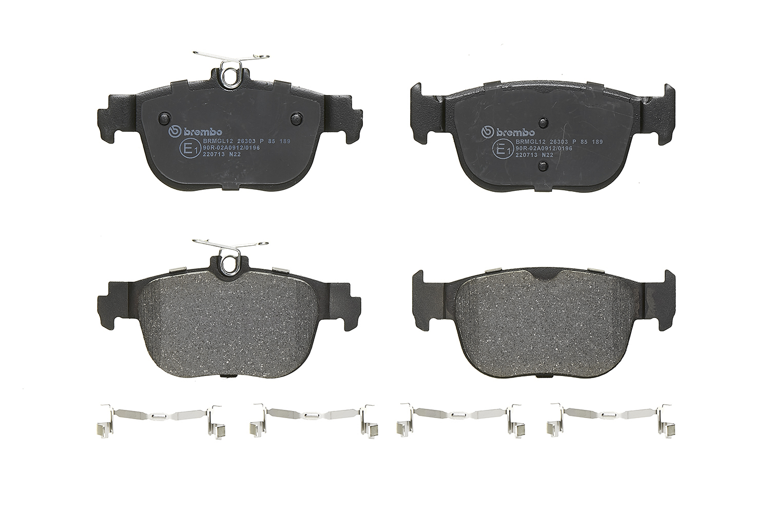 Brake Pad Set, disc brake - P 85 189 BREMBO