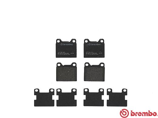 Brake Pad Set, disc brake - P 86 002 BREMBO