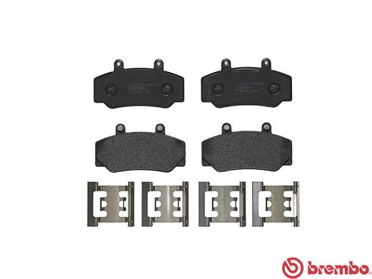 Brake Pad Set, disc brake - P 86 006 BREMBO
