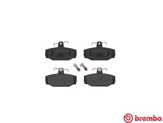 Brake Pad Set, disc brake - P 86 009 BREMBO
