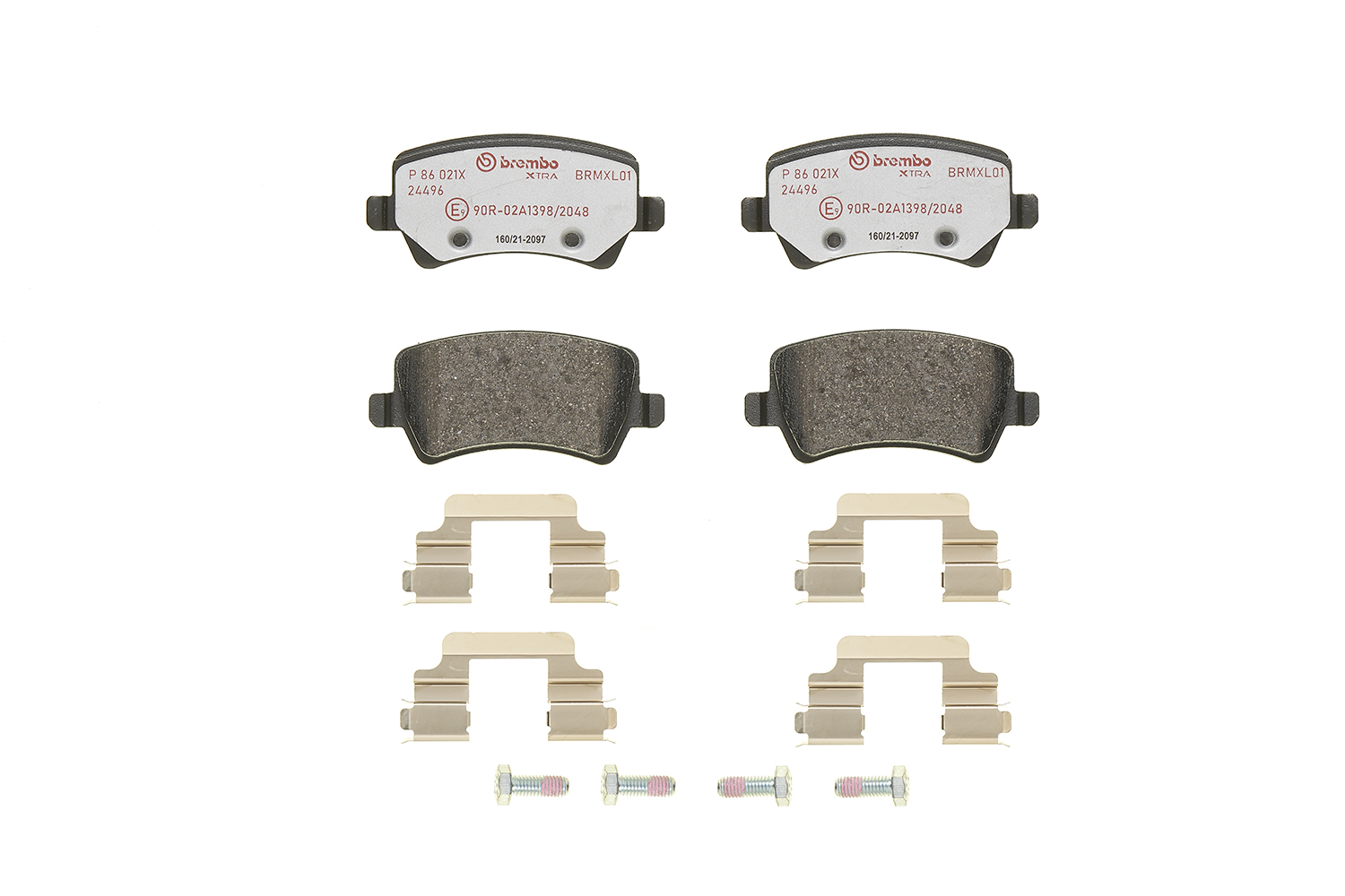 Brake Pad Set, disc brake - P 86 021X BREMBO