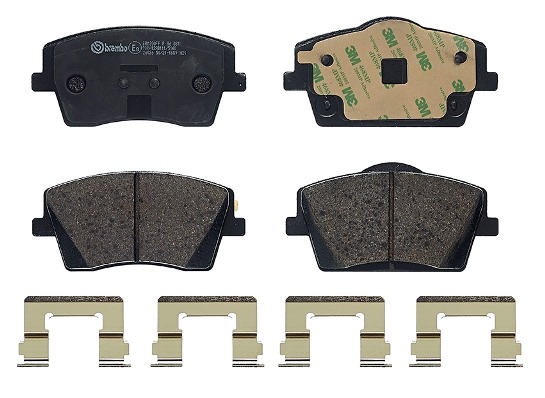 Brake Pad Set, disc brake - P 86 031 BREMBO