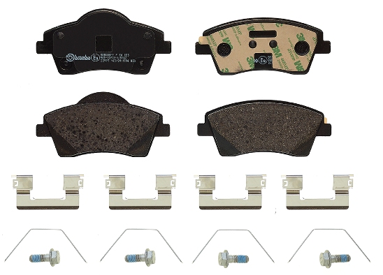 Brake Pad Set, disc brake - P 86 033 BREMBO