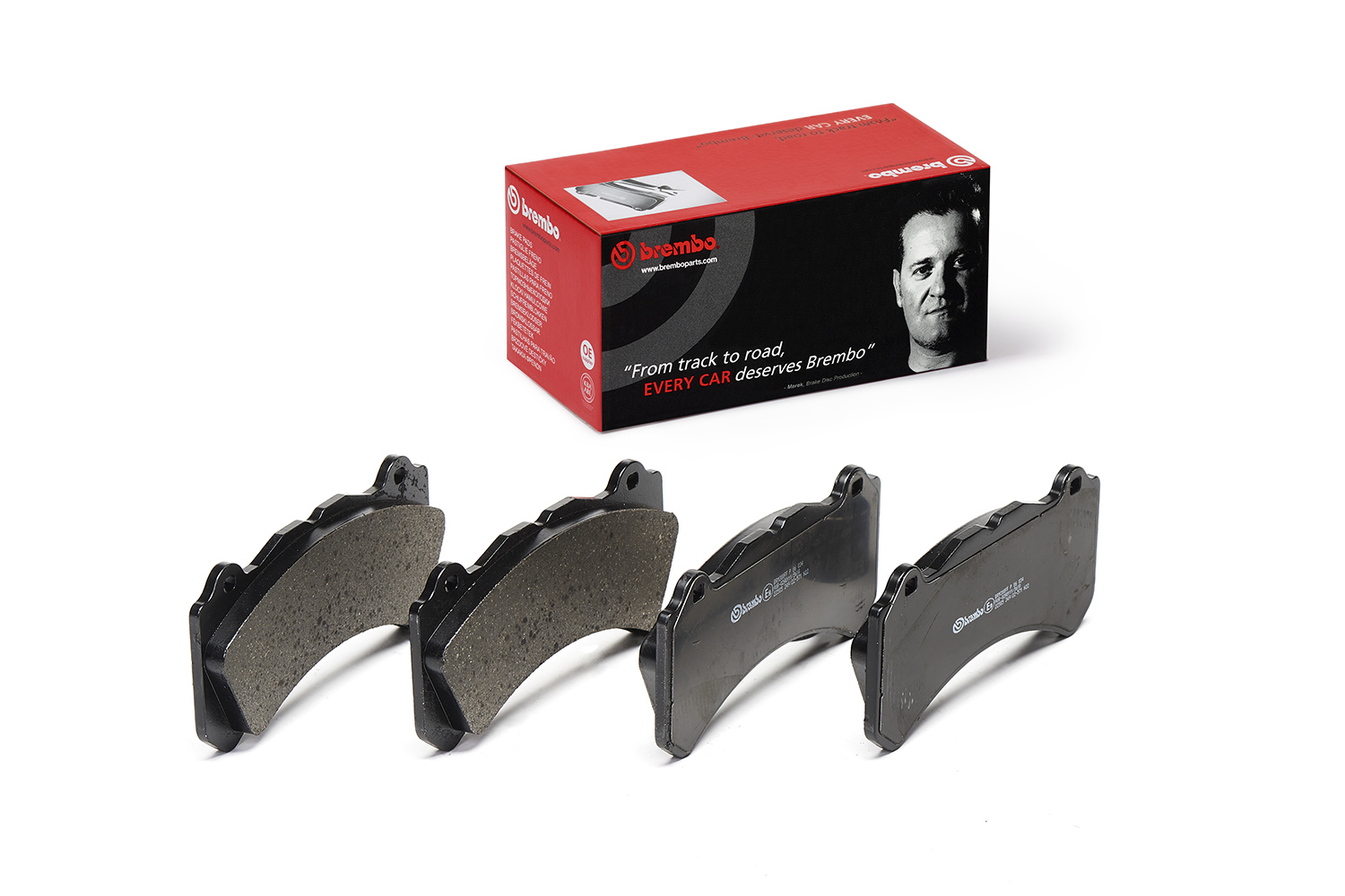 stabdžių trinkelių rinkinys, diskinis stabdys - P 86 034 BREMBO