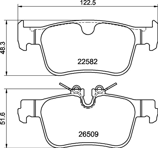 Kit pastiglie freno, Freno a disco - P 86 035 BREMBO