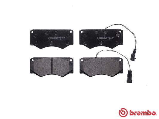 Brake Pad Set, disc brake - P A6 016 BREMBO
