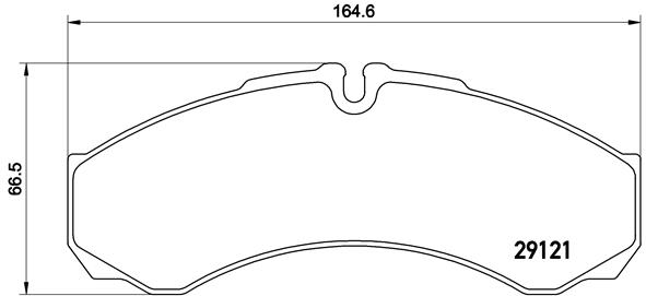 Brake Pad Set, disc brake - P A6 017 BREMBO