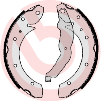 Brake Shoe Set - S 06 506 BREMBO