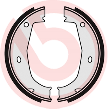 Brake Shoe Set, parking brake - S 06 508 BREMBO