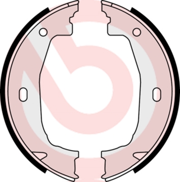 Brake Shoe Set, parking brake - S 06 510 BREMBO
