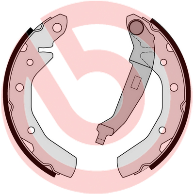 Kit ganasce freno - S 10 517 BREMBO