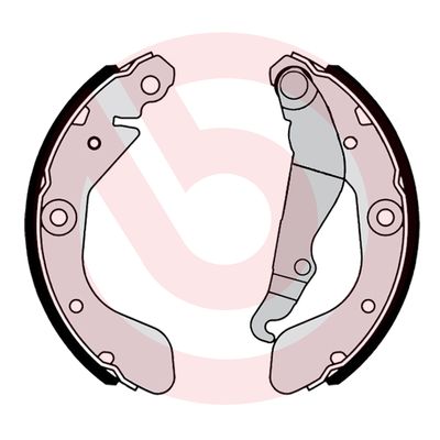 stabdžių trinkelių komplektas - S 10 519 BREMBO