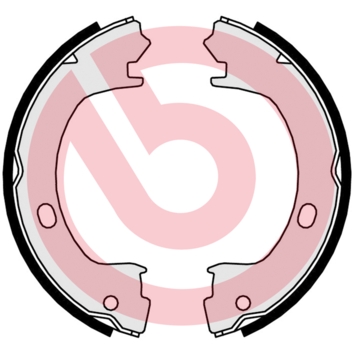 Brake Shoe Set, parking brake - S 11 510 BREMBO