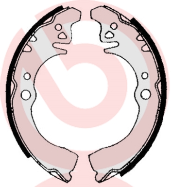 Brake Shoe Set - S 16 507 BREMBO