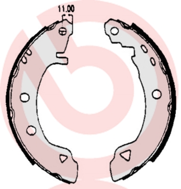 Комплект тормозных колодок - S 23 508 BREMBO