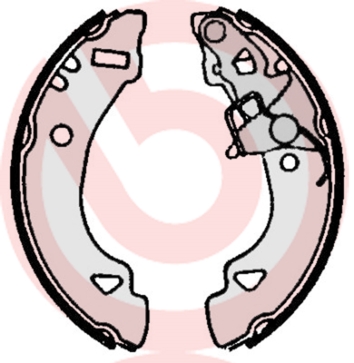 Brake Shoe Set - S 23 512 BREMBO