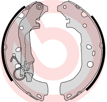 Kit ganasce freno - S 23 518 BREMBO