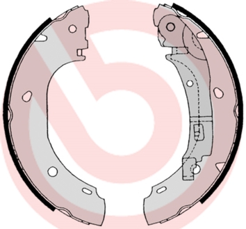 Brake Shoe Set - S 23 525 BREMBO