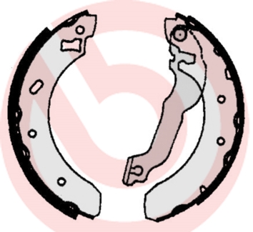 Brake Shoe Set - S 24 521 BREMBO
