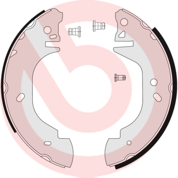 Brake Shoe Set - S 24 523 BREMBO