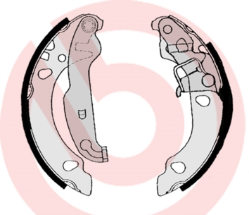 stabdžių trinkelių komplektas - S 24 530 BREMBO