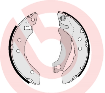 Brake Shoe Set - S 24 536 BREMBO