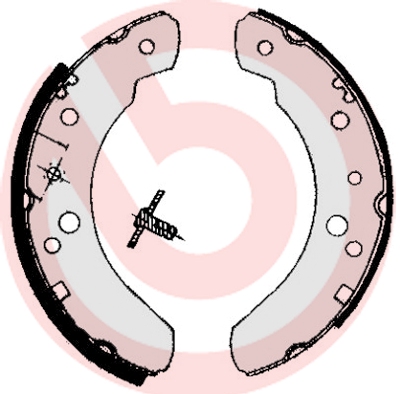 Brake Shoe Set - S 24 537 BREMBO