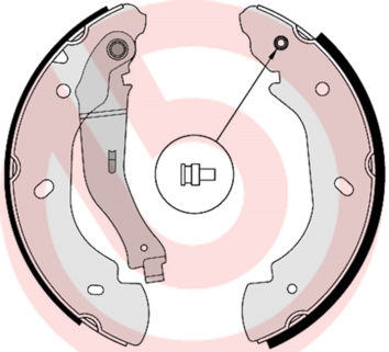 Kit ganasce freno - S 24 538 BREMBO
