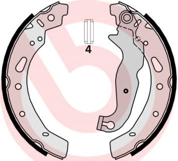 Kit ganasce freno - S 24 540 BREMBO