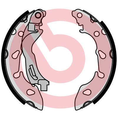 Kit ganasce freno - S 24 553 BREMBO