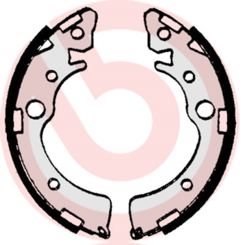 Комплект тормозных колодок - S 28 509 BREMBO