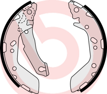 Brake Shoe Set - S 30 517 BREMBO