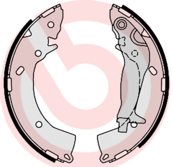Brake Shoe Set - S 30 519 BREMBO