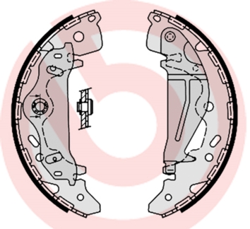 Kit ganasce freno - S 30 521 BREMBO