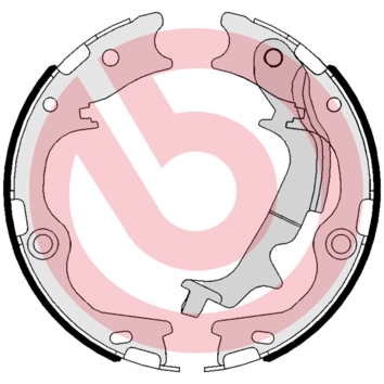 Kit ganasce freno - S 30 537 BREMBO