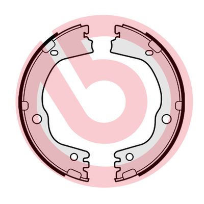 Brake Shoe Set, parking brake - S 30 543 BREMBO